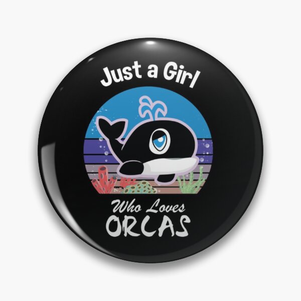 Item preview, Just A Girl Who Loves Orcas Killer Whales Sea Ocean designed and sold by JoyceBova.