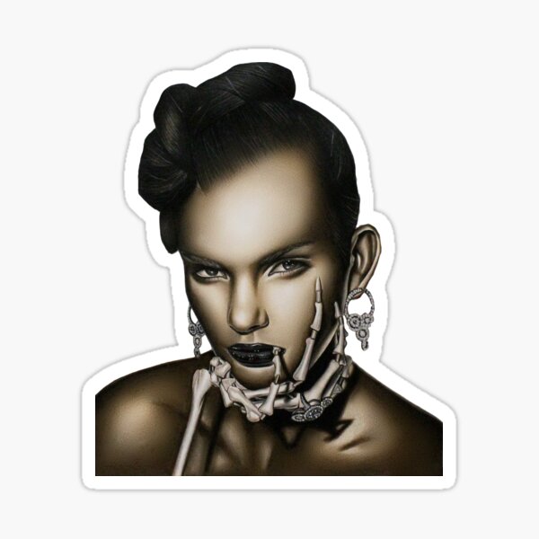 Trophy (Color pencil drawing) Sticker