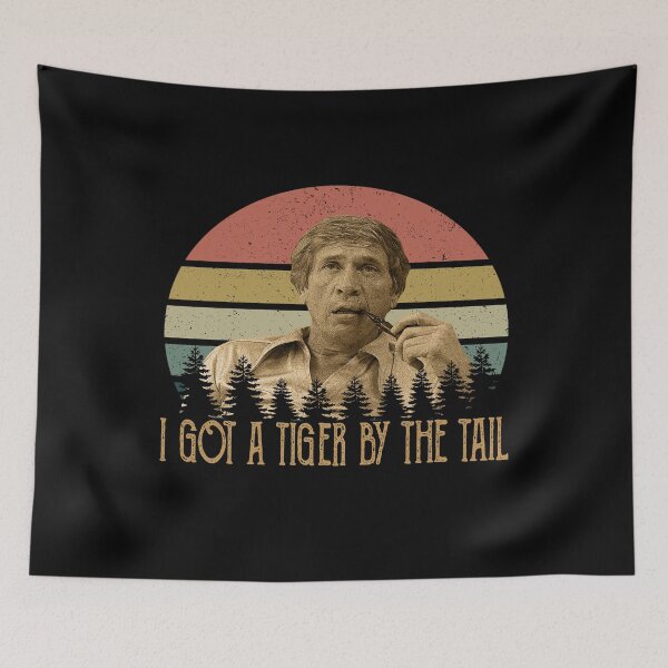 Item preview, Buck Owens I Got A Tiger By The Tail Funny Country Music Singer Art designed and sold by DonnaTommy8.