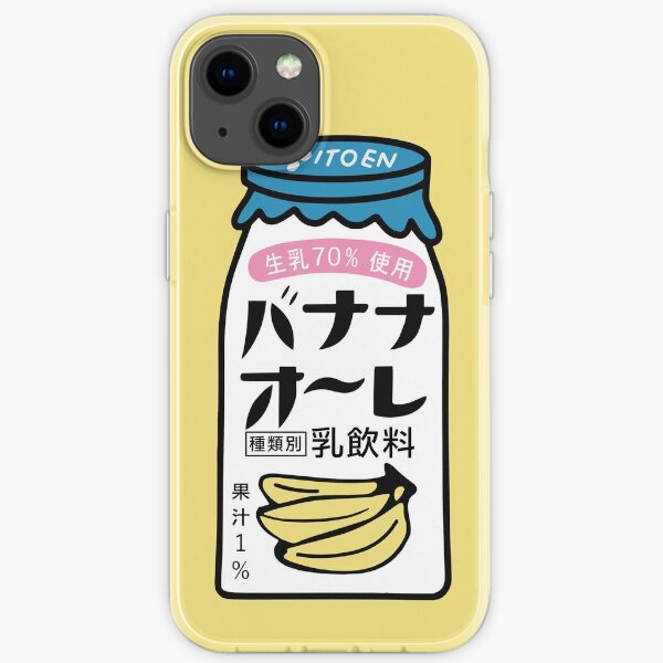 Japanese Banana Milk iPhone Soft Case