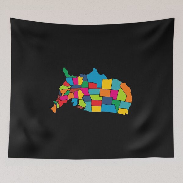 Item preview, Upside down USA map designed and sold by MohitJain1109.