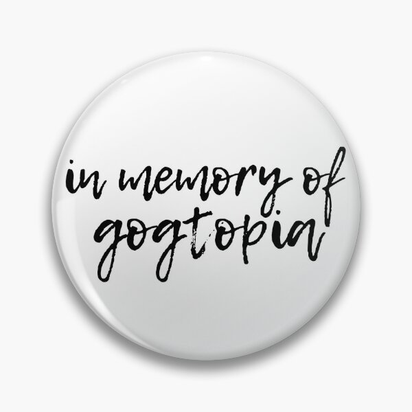 Item preview, In Memory of Gogtopia (Dream SMP) designed and sold by artsydoodles.