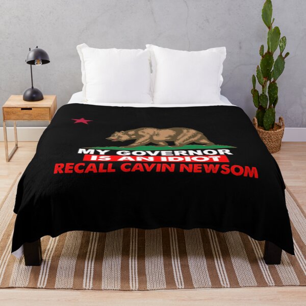 Item preview, Recall Gavin Newsom California Flag Vintage designed and sold by Kaliarizone.