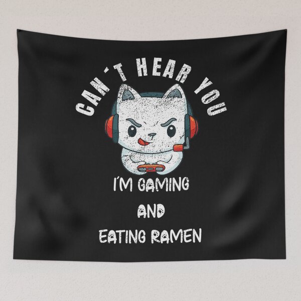Item preview, Cat Can't Hear You I'm Gaming Boyfriend designed and sold by Grewal21.