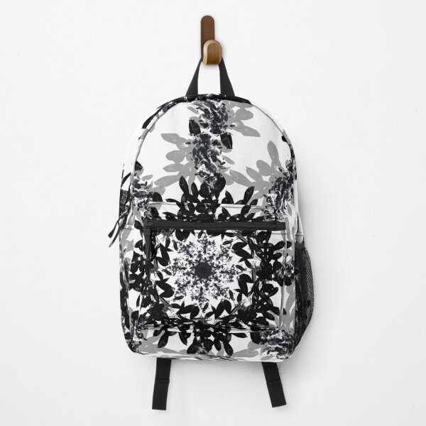 Item preview, Black & Grey Leaves Ornament designed and sold by Lucky-Town-Art.