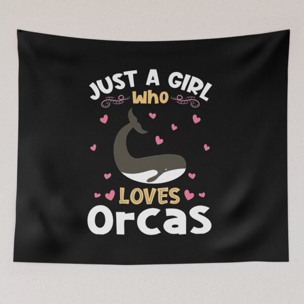 Item preview, Just A Girl Who Loves Orcas designed and sold by JoyceBova.