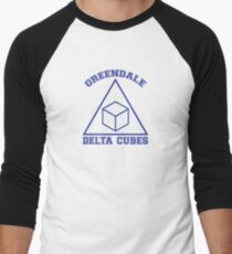 Greendale Delta Cubes Frat Men's Baseball ¾ T-Shirt