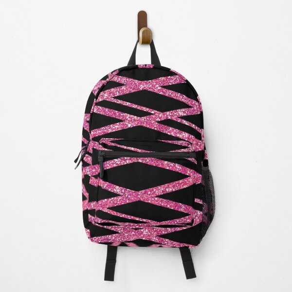 Item preview, Fun Glitter Pink Criss Cross pattern designed and sold by WOW TeesAndThings.