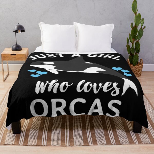 Item preview, Just A Girl Who Loves Orcas  designed and sold by JoyceBova.