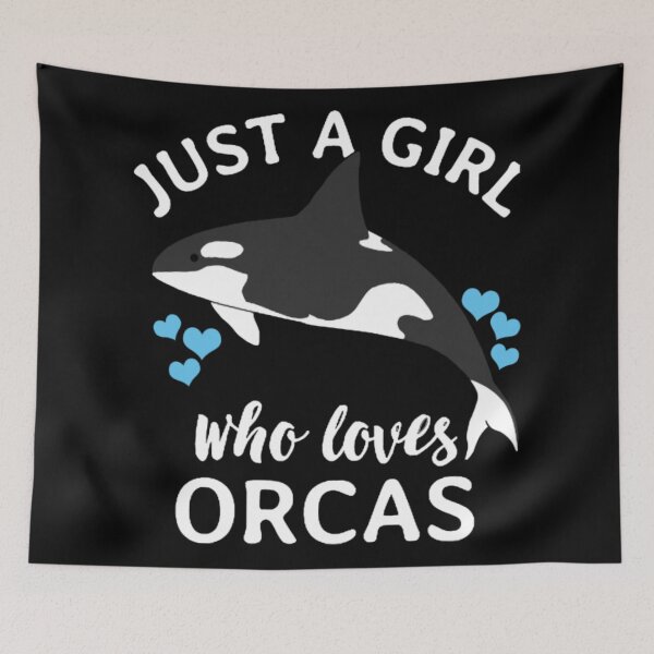 Item preview, Just A Girl Who Loves Orcas  designed and sold by JoyceBova.