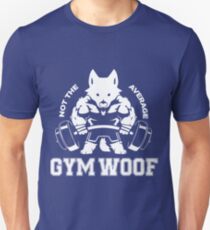 Camiseta ajustada No es el promedio GYM WOOF