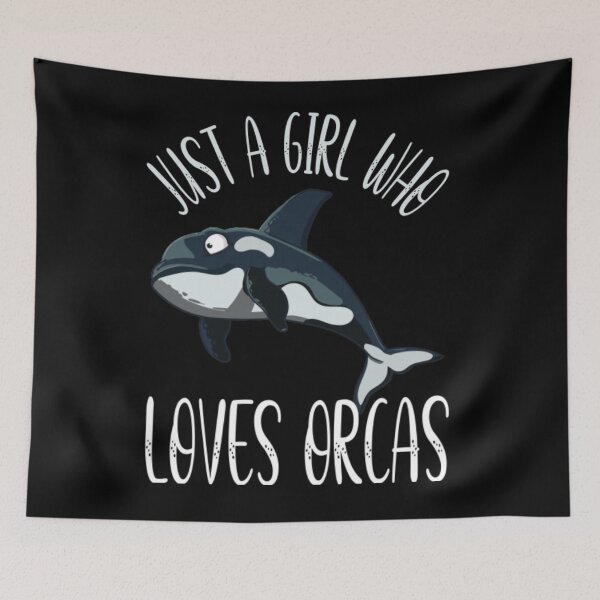 Item preview, Just A Girl Who Loves Orcas designed and sold by JoyceBova.