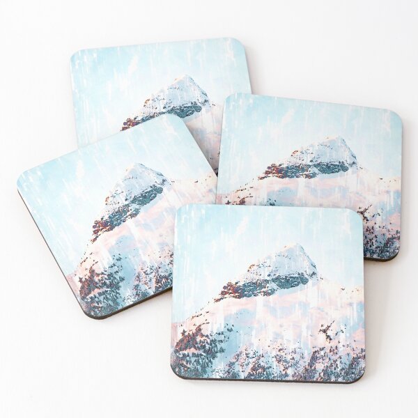 Item preview, Cold Canadian Snowy Mountain Summit. For Mountain Lovers. designed and sold by ColortrixArt.