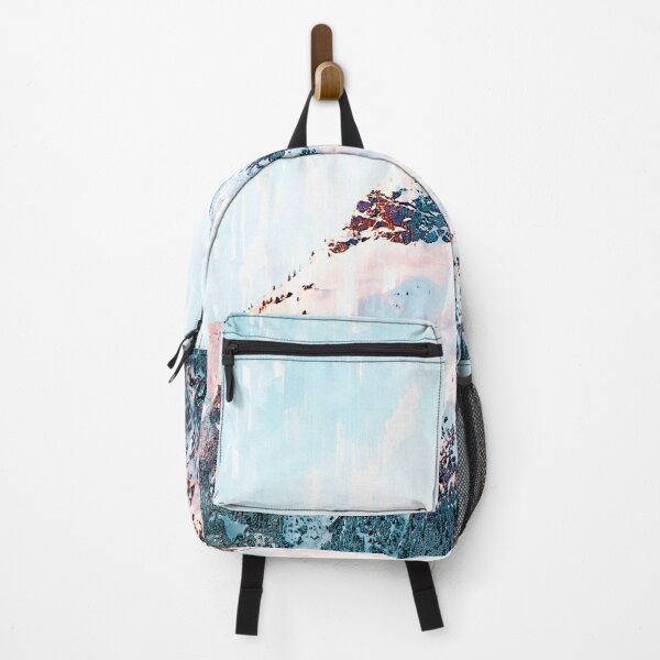 Item preview, Cold Canadian Snowy Mountain Summit. For Mountain Lovers. designed and sold by ColortrixArt.
