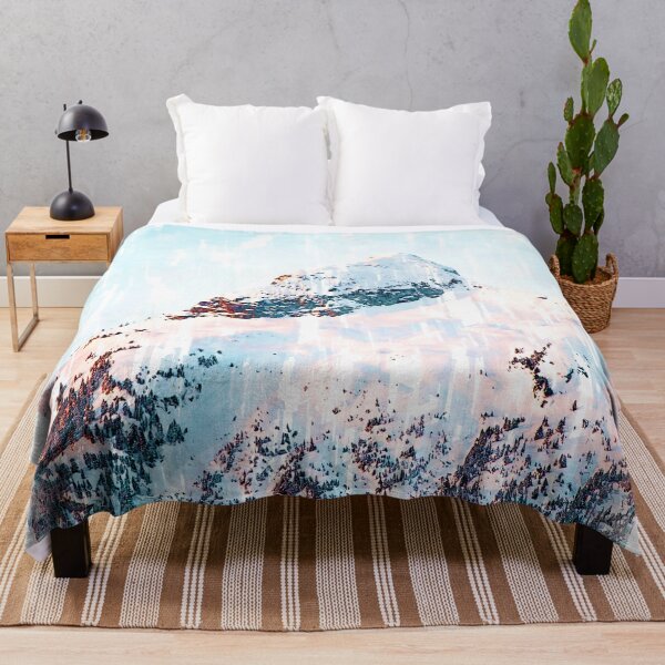 Item preview, Cold Canadian Snowy Mountain Summit. For Mountain Lovers. designed and sold by ColortrixArt.