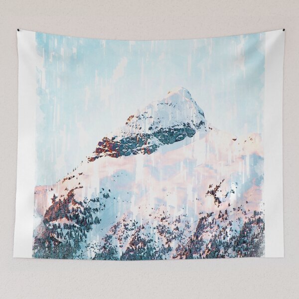Item preview, Cold Canadian Snowy Mountain Summit. For Mountain Lovers. designed and sold by ColortrixArt.