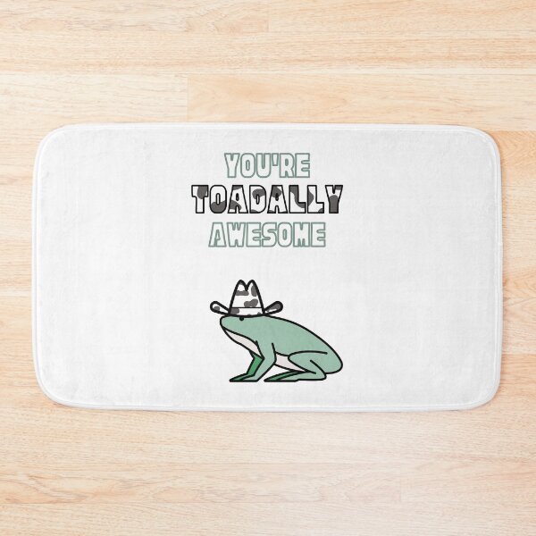 Item preview, Frog With Cow Hat - You're Toadally Awesome designed and sold by yumiso.
