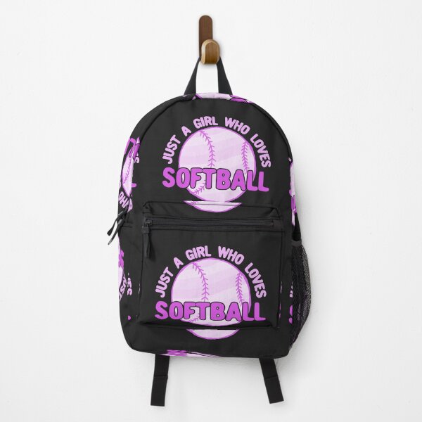 Item preview, Just A Girl Who Loves Softball - Pure Pink designed and sold by Chubuter.