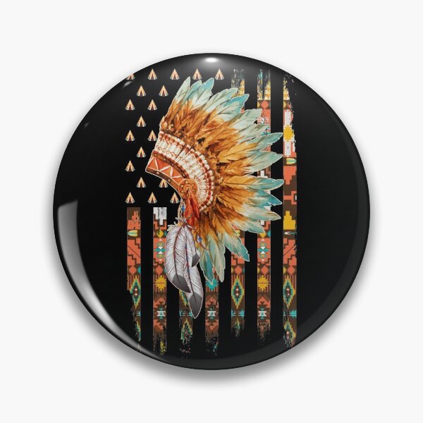 Item preview, American Flag Native Tribe Feather Pride designed and sold by JezabelDesch.