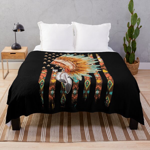 Item preview, American Flag Native Tribe Feather Pride designed and sold by JezabelDesch.