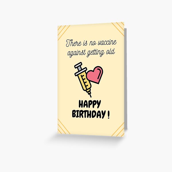 Carte De Vœux Anniversaire De Covid Anniversaire Du Vaccin Anniversaire 21 Blague D Anniversaire Par Soniaaseguin Redbubble