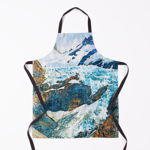Item preview, Abstract Snowy Mountain Landscape Patagonia. For Mountain Lovers. designed and sold by ColortrixArt.