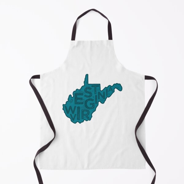 Item preview, West Virginia Map Typography Navy designed and sold by HelloGentry.