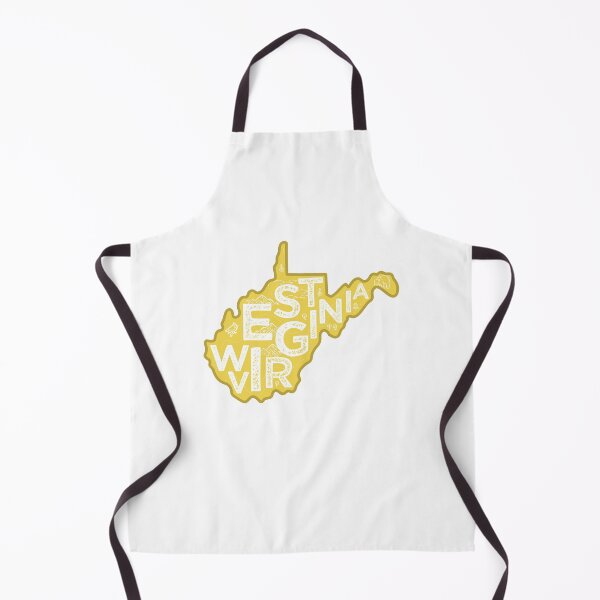 Item preview, West Virginia Map Typography Gold designed and sold by HelloGentry.