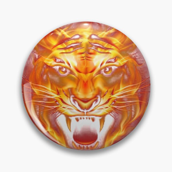 Item preview,  Fierce fire tiger  designed and sold by MIRAMODE.
