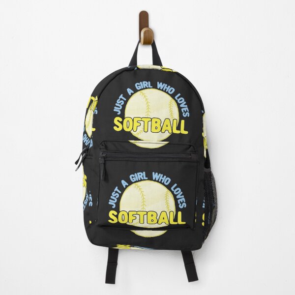 Item preview, Just A Girl Who Loves Softball - Yellow designed and sold by Chubuter.