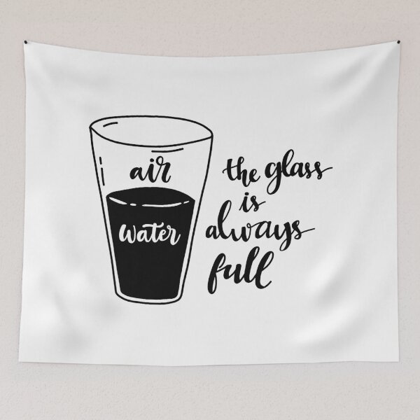 Item preview, The glass is always full designed and sold by ValentinaHramov.