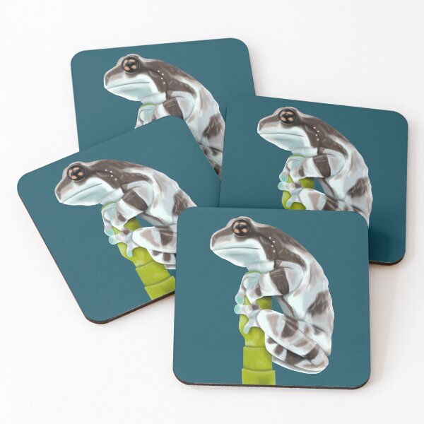 Item preview, Milk Frog on Grass Stalk designed and sold by LeighsDesigns.