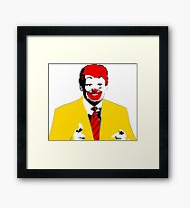 Lámina enmarcada Ronald McDonald Trump