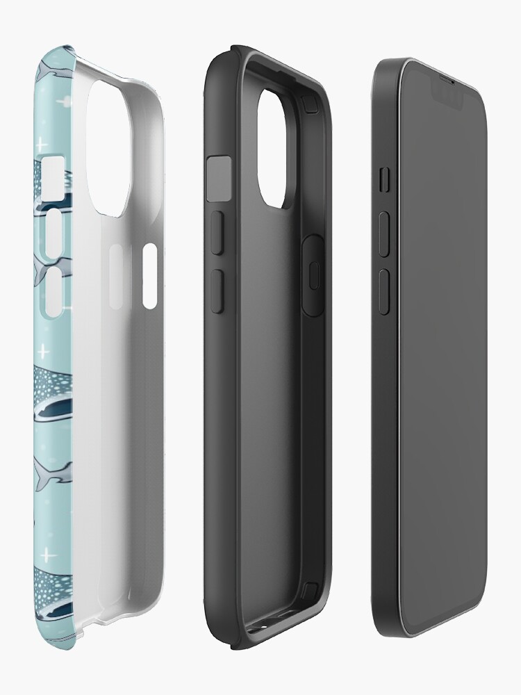 Alternate view of Shark Pattern iPhone Case