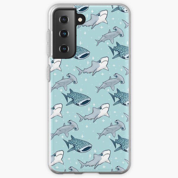 Shark Pattern Samsung Galaxy Soft Case