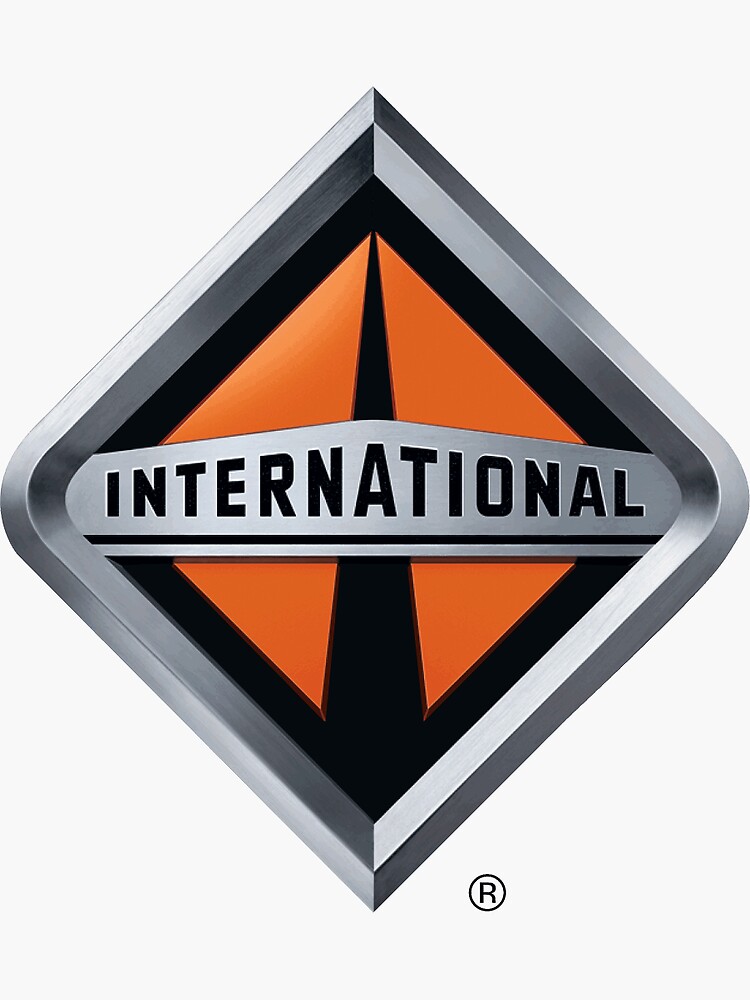 "International Trucks Logo" Sticker for Sale by Gukki Redbubble