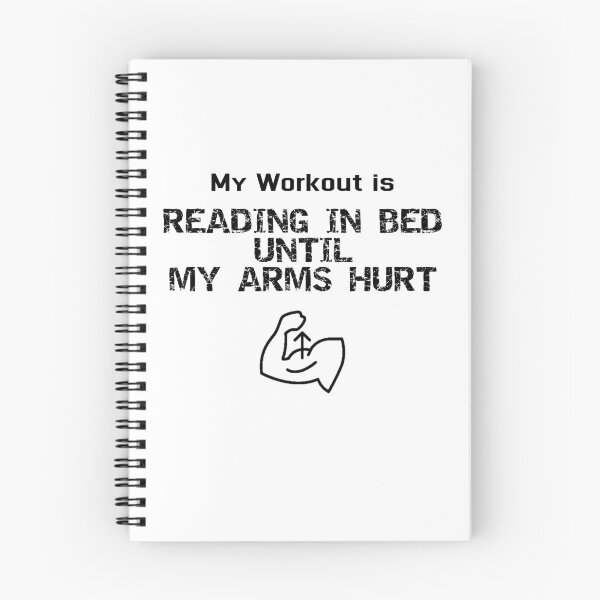 Item preview, My Workout is Reading in bed until my arms hurt classic designed and sold by KarmaRoots.
