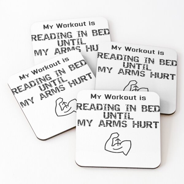 Item preview, My Workout is Reading in bed until my arms hurt classic designed and sold by KarmaRoots.