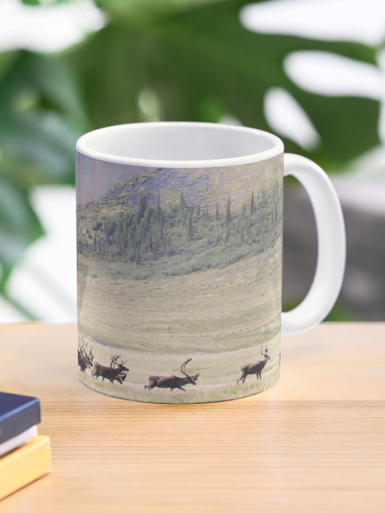 caribou ceramic travel mug