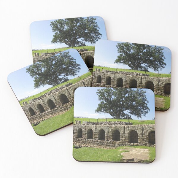 M.I. #113 |☼| The Changing Hall - Shot 2 (Hadrian's Wall) Coasters (Set of 4)