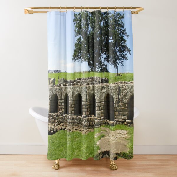 M.I. #113 |☼| The Changing Hall - Shot 2 (Hadrian's Wall) Shower Curtain