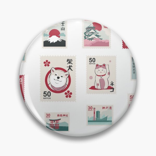 Item preview, Beautiful Japanese Stamps Sticker Pack - White Version designed and sold by yumiso.