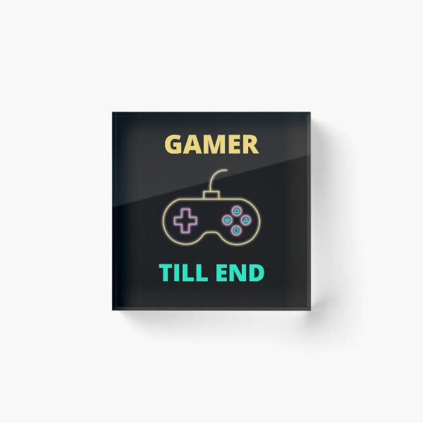 Item preview, gamer till the end designed and sold by Zaibo.