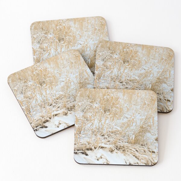 Item preview, Winter grass under white snow designed and sold by yarvin13.