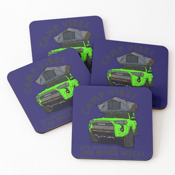 Item preview, 4runner Toyota 4Runner Camp Vibes Let's Just Ignore the Work Week - Green designed and sold by LugCraft1987.