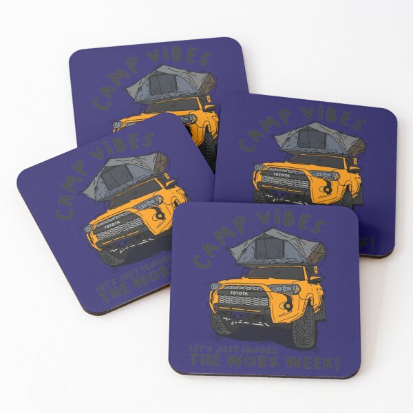Item preview, 4runner Toyota 4Runner Camp Vibes Let's Just Ignore the Work Week - Orange designed and sold by LugCraft1987.