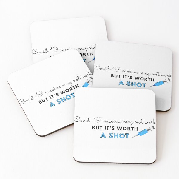 Item preview, Covid vaccine is worth a shot. Vaccine joke designed and sold by soniaaseguin.