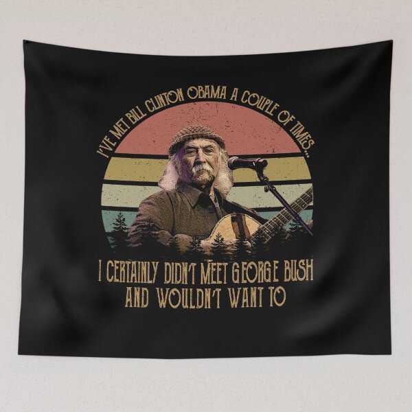 Item preview, David Crosby Singer Playing Guitar Funny Quote designed and sold by JohnnyCatherine.