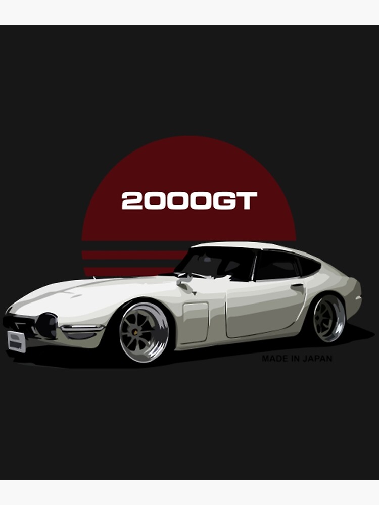 TOYOTA 2000GT ポスター 1967 - 1970 Toyota 2000 GT Coupe IMP 