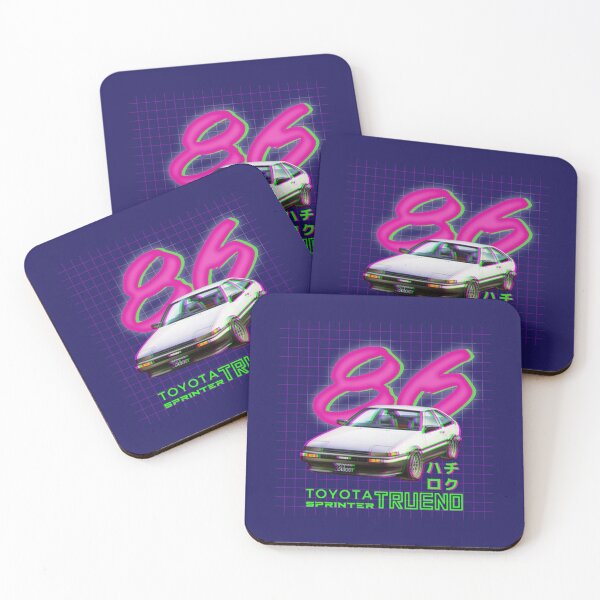 Item preview, Toyota Ae86 INITIAL D AE86 TOYOTA  RETROWAVE designed and sold by LugCraft1987.
